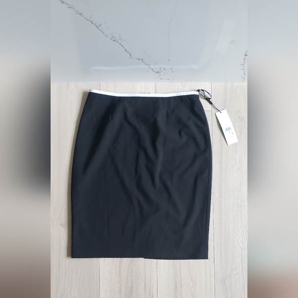 Calvin Klein Dresses & Skirts - Calvin Klein Pencil Skirt Womens 6 Black Midi NWT Work Office Attire